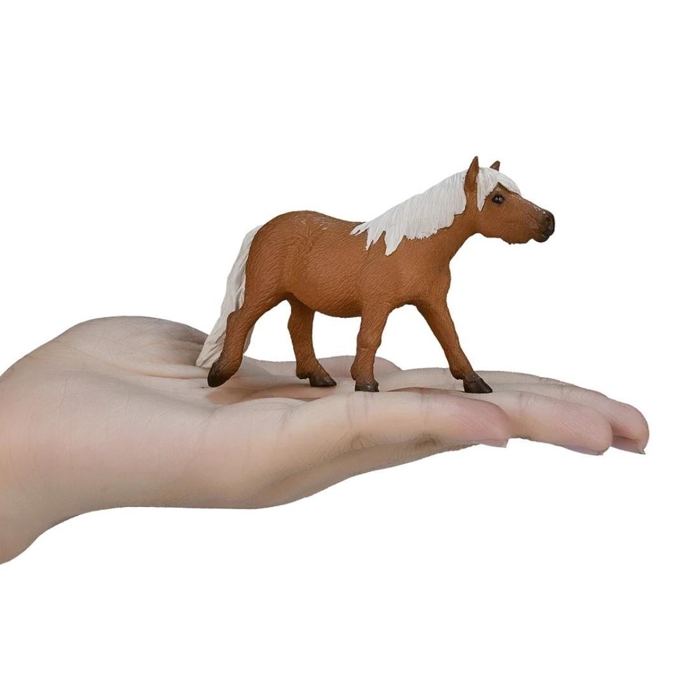 Mojo Shetland Pony Horse Figurine Mini Collectible Farm Animal Toy 387231 NEW - Picture 2 of 8